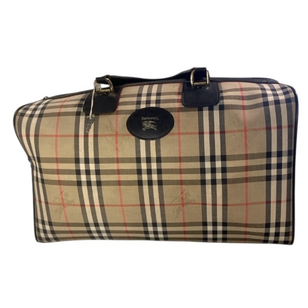 Burberry's Haymarket Check Duffle (Weekender)